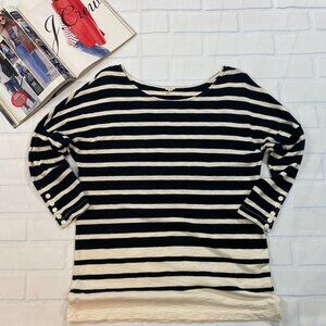 J.Crew Women's striped long sleeve Shirt blouse‎